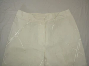 Pantalon Femme Ramie (fibre végétale) T42 Blanc VFB007 - Imagen 1 de 6