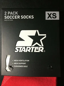 Starter 2 pack Soccer Socks Size X-Small NWT - Picture 1 of 3