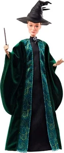 HARRY POTTER MINERVA MCGONAGALL MATTEL ACTION FIGURE WIZARDING WORLD BAMBOLA - Foto 1 di 5