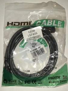 NEW 6-foot HDMI Cable Wire Male to Male TV DVD Camera USA FAST SHIPPING - Picture 1 of 4
