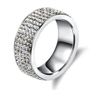 Bandring Zirkonia weiß 750er Weißgold 18 Karat vergoldet silber Damen R2949L - Bild 1 von 3