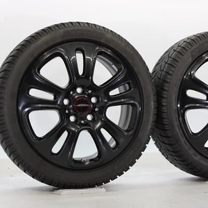 Original Mini F55 F56 F57 Invierno 17 Pulgadas Jcw 510 Doble Rayo Dunlop RFT - Imagen 1 de 8
