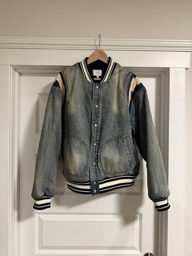 Giacca Bomber RHUDE Denim Varsity