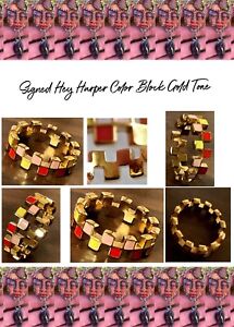 1 Ring Signed Hey Harper (Marked "HH") Multicolored Ring Size 6