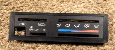 1993-1998 TOYOTA T100 CLIMATE CONTROL HEAT TEMPERATURE FACE PLATE AUTHENTIC Foto 1 de 4