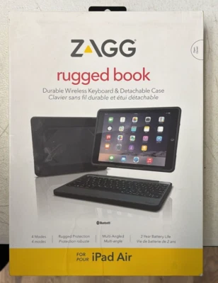 Zagg Rugged Book for iPad Air - Black - Image 1 of 4