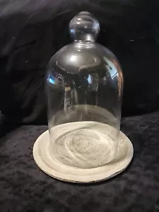Cúpula de vidrio antigua Steampunk industrial soplada a mano - Imagen 1 de 14