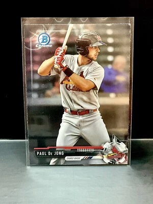 2017 Topps Bowman Chrome Paul De Jong #BCP26 - St. Louis Cardinals - Image 1 of 2