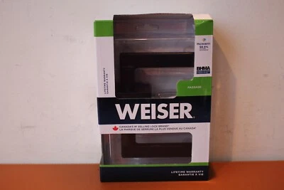Weiser Halifax Hall/Closet SP negro mate - 9GLA1010-065 - mango de palanca de paso Foto 1 de 4