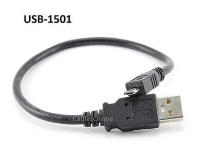 1ft USB 2.0 A-Type Male to Micro-B Male Cable, CablesOnline USB-1501 - Image 1 of 3