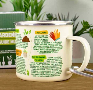 Gartenbecher Emailleführer Gartengeschenk Weihnachten Geburtstag Geschenk Republik - Bild 1 von 2
