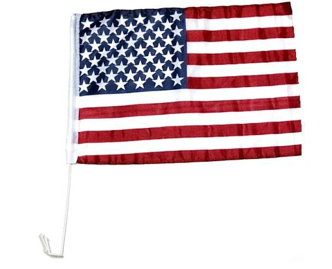 USA American US Window Door 17" x 12" Car Flag Country Soccer Pride Banner Cover