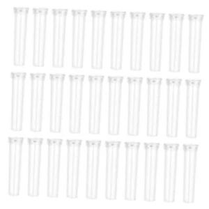 Vials for Flower Arrangements 2.8 Inch Floral Water Tubes Clear, 30 Pack - Picture 1 of 8