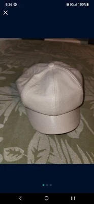 人造皮革袖口报童帽 — 第 1/3 张图片