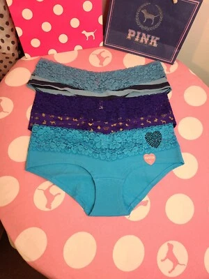 Bragas Hipster Y2K De Colección VS ROSA 3pk Extra Baja Talla XS 💙 Foto 1 de 4