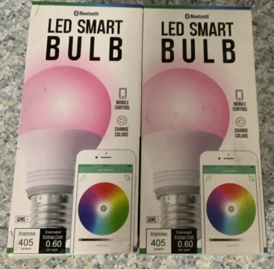 ⚡️Gems LED Smart Light 5 Watts Changes Color 405 Lumens (Standard E27) 👉2 Lot👈 - Image 1 of 4