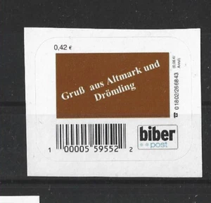 Beaver Post Magdeburg Greetings from Altmark and Drömling 1 Value - Picture 1 of 1