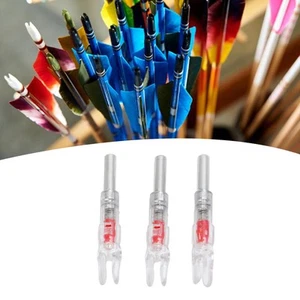 (Rot) 3PCS Bogenschießen Beleuchtete Nocks Plastic Automatic Mit Schalter 6 BK - Bild 1 von 24