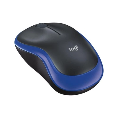 Logitech M185 Wireless Mouse with USB Receiver, 1000 DPI, Blue - Image 1 of 4