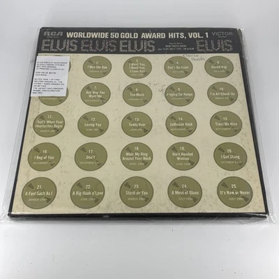Elvis Presley Worldwide 50 Gold Award Hits Box Set 1970 ORIG SONIC Clean G+/G+ - Image 1 of 4