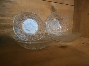 PRINCESS HOUSE Fantasia Set di 4 ciotole per frutta/dessert, 5-1/2", centro smerigliato - Foto 1 di 4