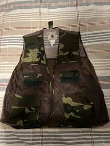 Northwest Territory Camo Hunting Vest Mesh Dove Quail Bird Fowl Size XL - Picture 1 of 3