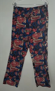 DC Comics Superman Pajama Pants Medium 30" Waist 28" Inseam  - Picture 1 of 9
