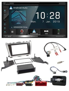 Kenwood DAB TMC USB 2DIN Lenkrad Bluetooth Navigation für Mazda 6 2010-2012 schw - Bild 1 von 12