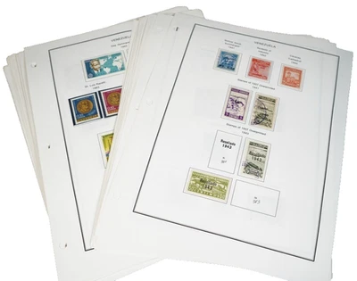 VENEZUELA AÑOS 40-60 COLECCIÓN DE 1.000+ SELLOS COMO NUEVOS Y USADOS ALMACENADOS EN PÁGINAS Foto 1 de 4