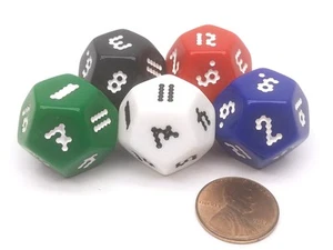 The Dice Lab OptiDice D12, 1 Piece or Assortment - Choose Your Color - Picture 1 of 7