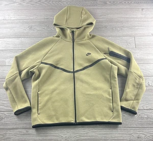 Chaqueta Nike Tech Fleece Windrunner cremallera completa para hombre talla XL beige - Imagen 1 de 9