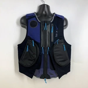 Nike Men's ISPA Vest 2.0 Black Midnight FB2375 010 Outdoor Athletic Vest Size M - Picture 1 of 14