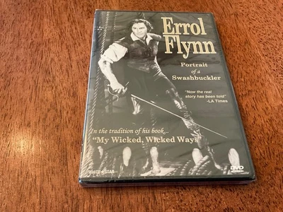 Errol Flynn: Portrait of a Swashbuckler / DVD / B&W - New, Sealed - Image 1 of 2