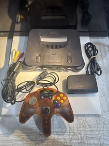 Nintendo 64 System Charcoal Gray Home Console System - Picture 1 of 12