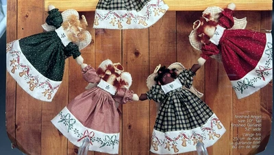 '96 Daisy Kingdom "Angel Garland Dolls" #32125 New - Image 1 of 3