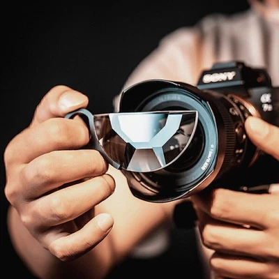 Portable 79mm Multiple Camera Lens Kaleidoscope Prism Filter Photographic Prism - Image 1 of 4