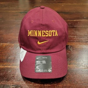 Neu mit Etikett Nike Minnesota Golden Gophers Mütze Kappe Riemen hinten NCAA Herren College M/L acg - Bild 1 von 3