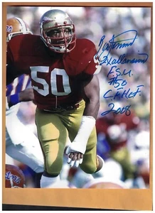 RON SIMMONS AUTOGRAPHED 8x10 FOOTBALL HOF PHOTO SIGNED FLORIDA STATE SEMINOLES - Picture 1 of 1