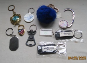 Lot of 10 New & Used Key chains /  Religious / Patriotic / Bottle Opener - Picture 1 of 5