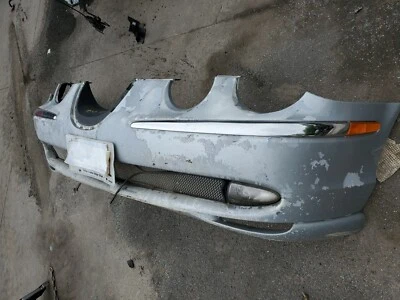 1999 2000 2001 2002 2003 2004 JAGUAR S-TYPE COMPLETE FRONT BUMPER SILVER MDZ - Image 1 of 2