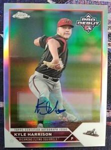 2023 Topps Pro Debut Rookie Auto Refractor Kyle Harrison / 99