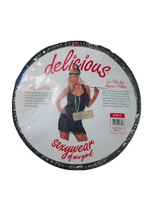 Delicious Sexywear of NewYork Black Flapper 1920s Costume Dress Size  S/M   - Image 1 of 4