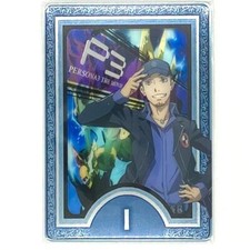 Persona 3 The Movie Junpei Iori Trading Clear Card Metallic Wafer Choco P3 Japan