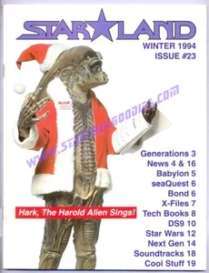 CATÁLOGO DE VENTAS STARLAND invierno 1994 #23 Star Trek ADEMÁS ¡Más casi como nuevo 18 páginas! - Imagen 1 de 2