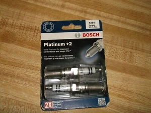 Pack of 2 Spark Plugs Bosch Platinum 4314 - Picture 1 of 2