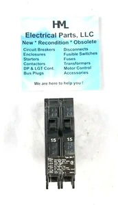 MURRAY/CROUSE HINDS/ITE/SIEMENS, Q1515, MP1515, 15A-15A, 1 POLE TANDEM BREAKER - Picture 1 of 1