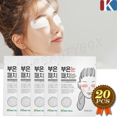 Eyelid Cooling Patch 20EA Best for eye puffiness Eye Patches Korean Cosmetics - Image 1 of 4