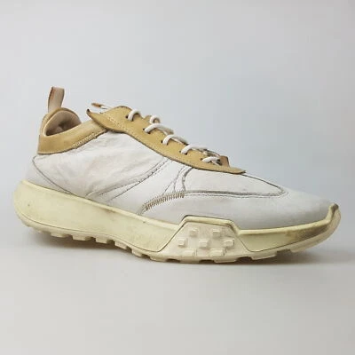 Women's ECCO Sz 9 US Shoes Grey Brown Leather Low Casual | 3+ Extra 10% Off Foto 1 de 4