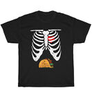 Halloween Dad Skeleton Taco Belly Funny Pregnancy Couple T-Shirt Unisex Tee Gift