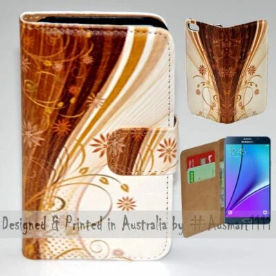 For Samsung Galaxy Note Series Grungy Floral Theme Print Mobile Phone Case Cover - image 1 of 3